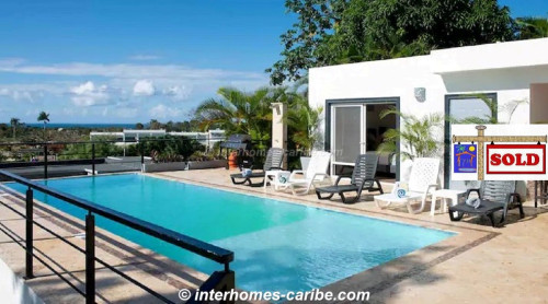 thumbnail for S O L D   SOSUA: SEA VIEW 3 BEDROOM VILLA, RENOVATED AND IN FIRST CLASS RESIDENCE