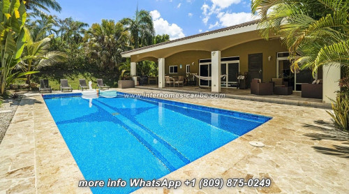 photos for SOSUA: MOVE-IN 4-BEDROOM VILLA WITH LARGE COVERED TERRACE AND POOL
